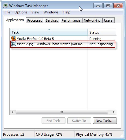 Locked Photo Viewer In Windows 7