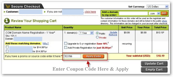 GoDaddy Coupon Code