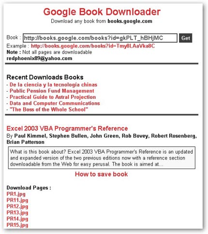 Google Book Downloader