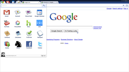 Google OS Screenshot