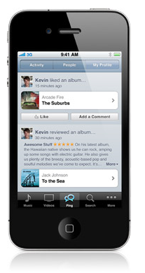 iOS 4.1 Ping