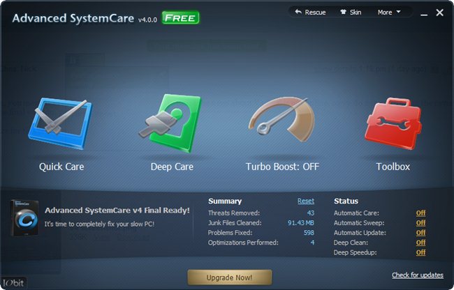 IOBit Advanced System Care 4