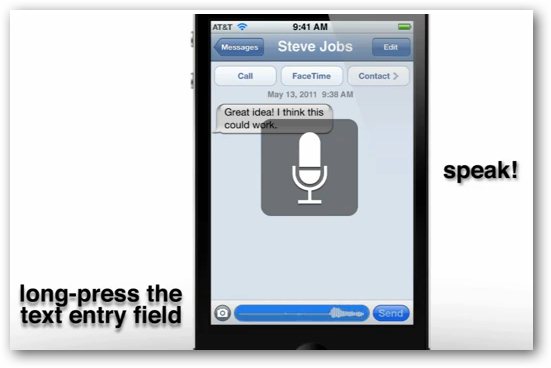 iOS 5 Speech