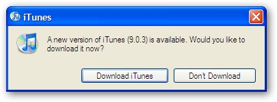 iTunes 9.0.3