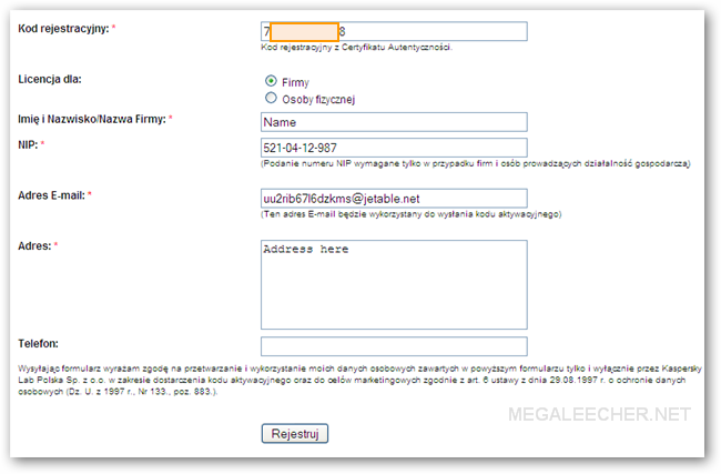 Kaspersky 2010 Activation Step 10