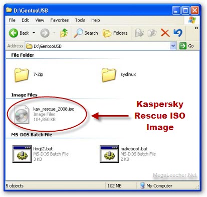 Kaspersky Bootable USB