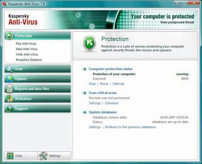 Kaspersky AntiVirus 7