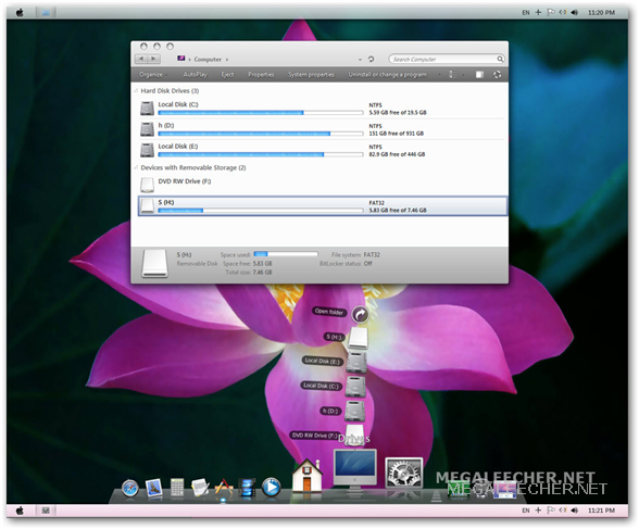 Mac OS X Transformation Pack For Windows