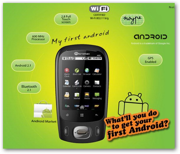 Micromax A60 Feature Sheet