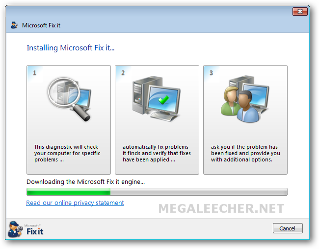 Microsoft Fix It Slow PC Speed Troubleshooter