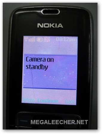 Camera On Standby Error On Nokia Phone