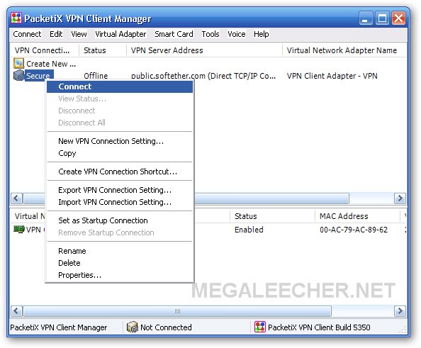 PacetiX.NET VPN Setup