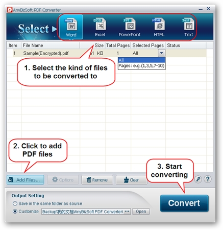 AnyBizSoft 5-in-1 PDF Converter