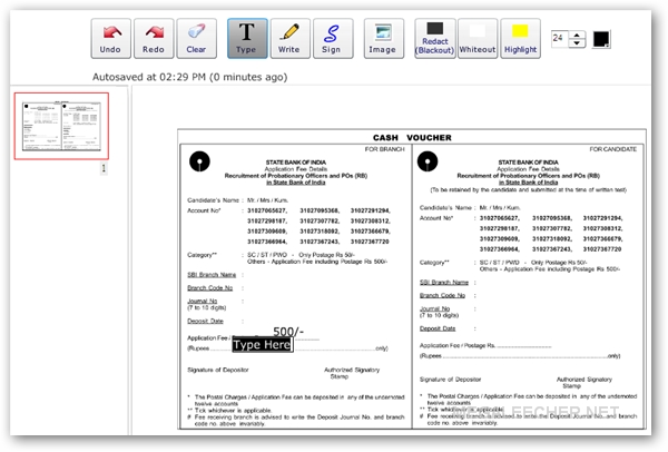 fill any pdf for free