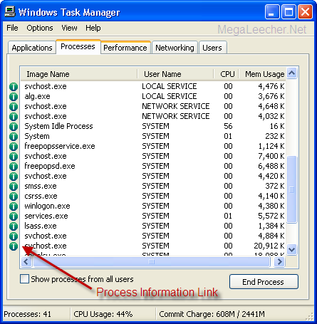 Process Information