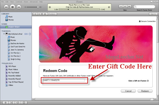 Redeem Code