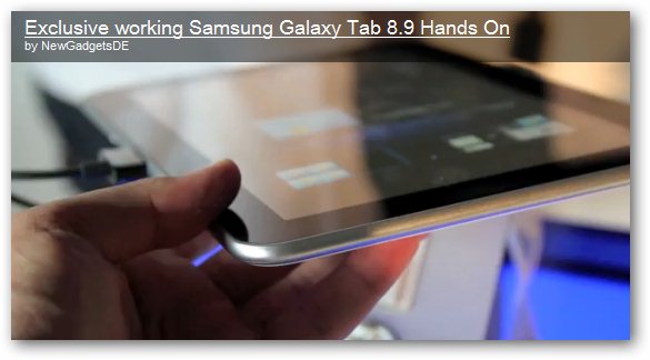 Samsung Galaxy Tab 8.9 