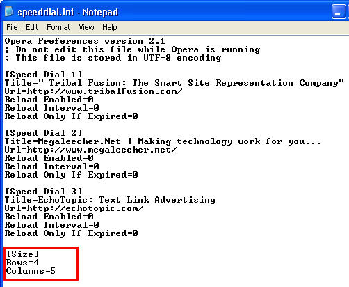Speeddial.ini
