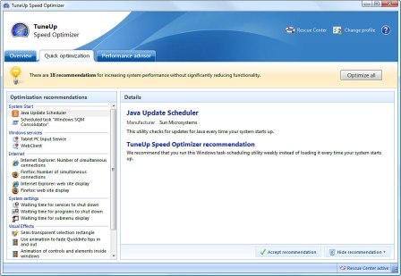 TuneUp Speed Optimizer