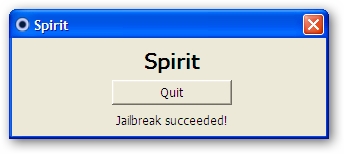 Spirit Jailbreak Success