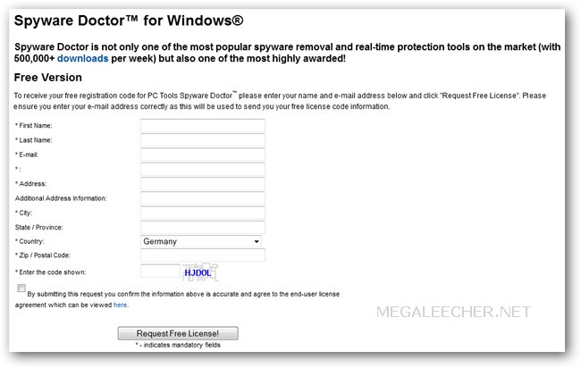 Spyware Doctor Key Registration