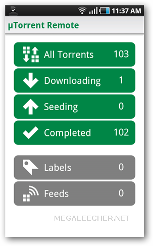 µTorrent Remote For Android