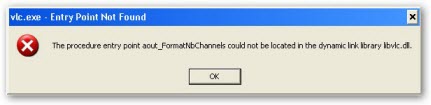 VLC dll Error