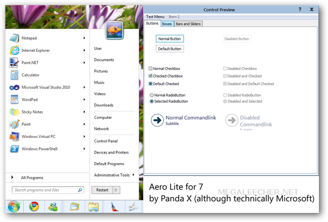 Windows 8 Aero Lite Visual Style