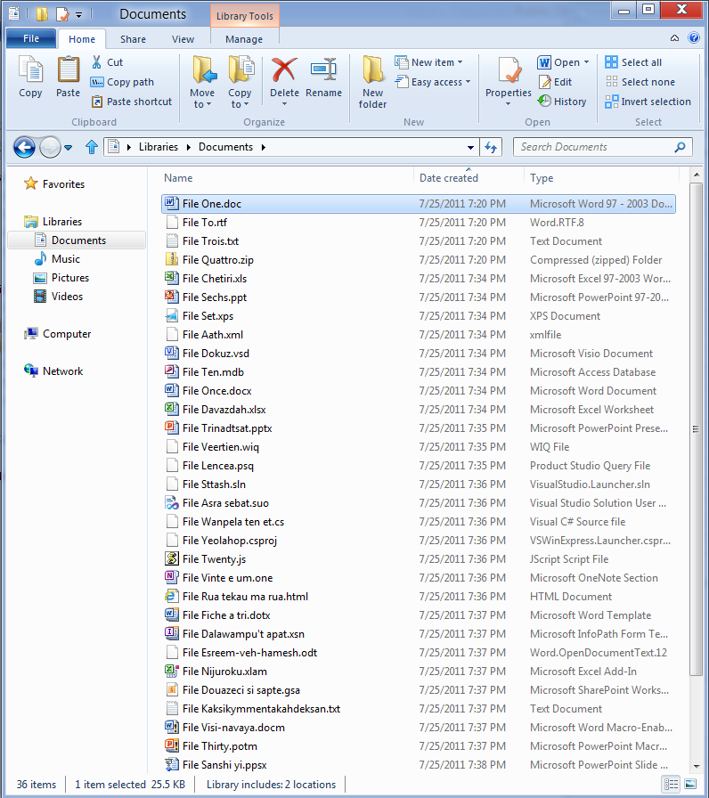 New Windows 8 Ribbon Interface In File Explorer