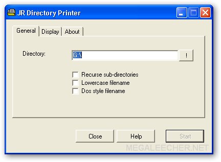 Free Directory Lister For Windows