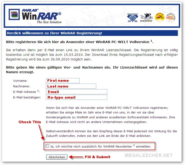 Winrar Registration Process