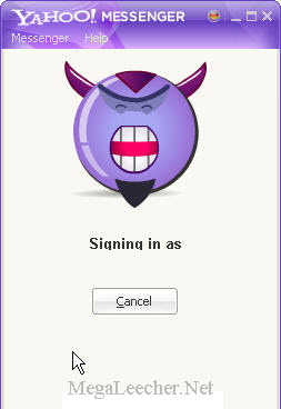 Yahoo Messenger Custom Login Animation