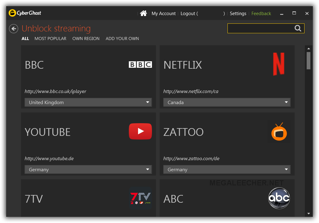 VPN Stream Unblocking