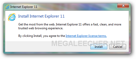 Internet Explorer 11 Installation