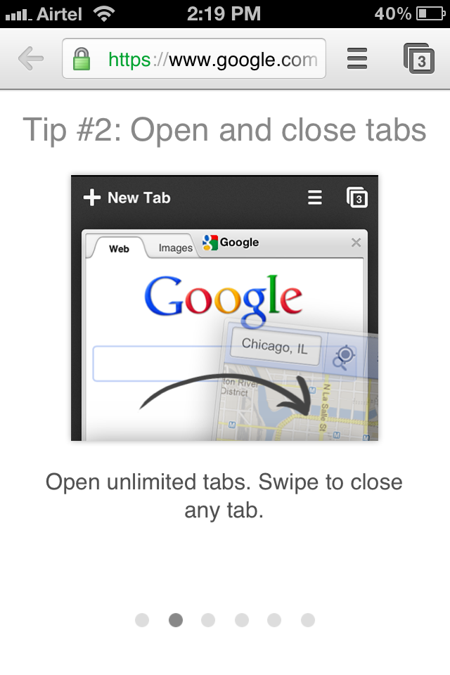 tab interface