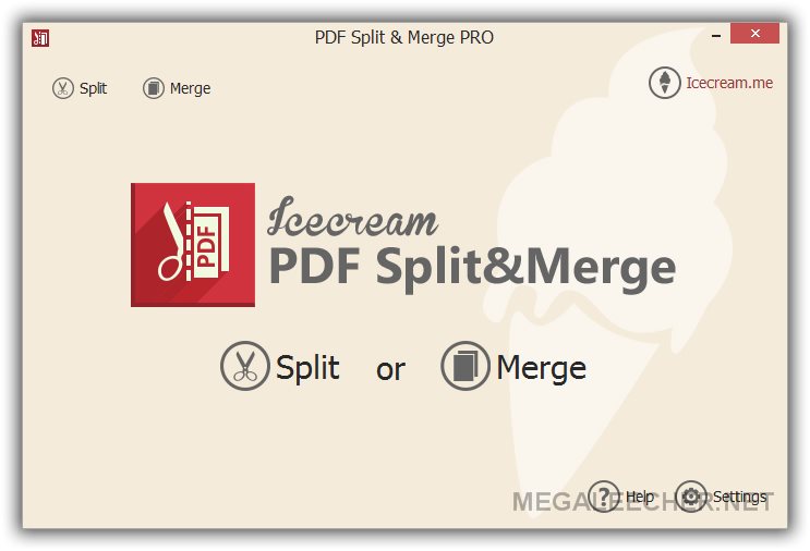 Icecream PDF Split&Merge