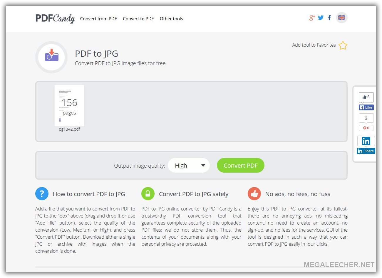 PDF Candy : Free Online PDF Processor | Megaleecher.Net