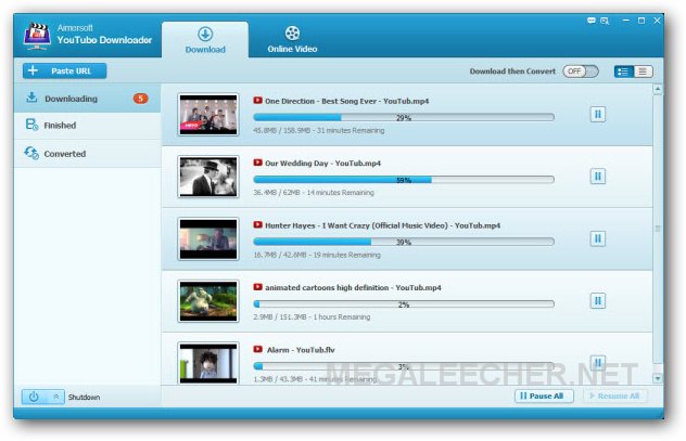 Aimersoft Youtube Downloader