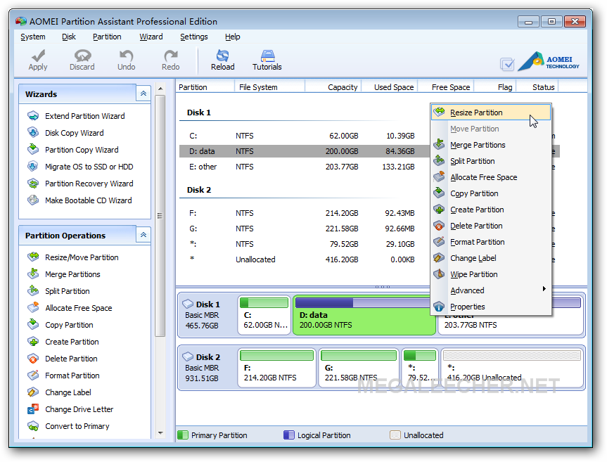 AOMEI Partition Manager