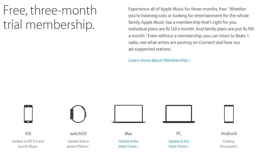Apple Music Subscription