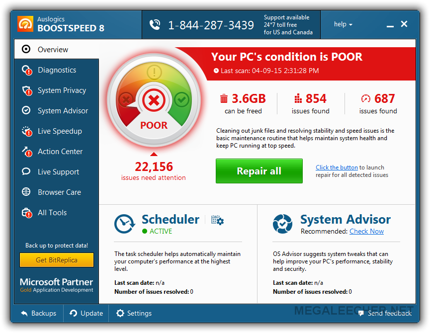 Auslogics BoostSpeed 8