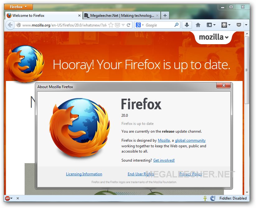 Mozilla Firefox 20