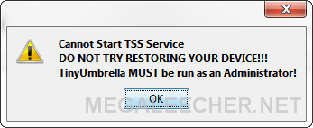 TinyUmbrella Error