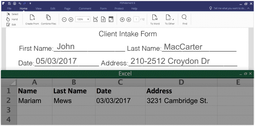 Form Filed Extraction