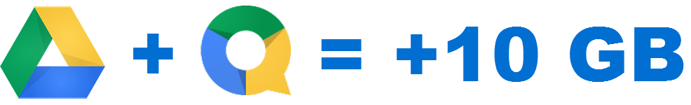 10GB extra space on Google Drive