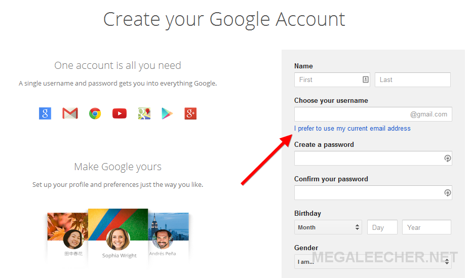 How To Make A Google Account Without Gmail Megaleecher Net How To Make A Google Account Without Gmail Megaleecher Net
