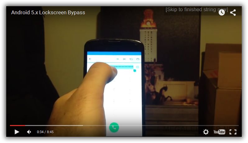 Android Lockscreen Password Hacking