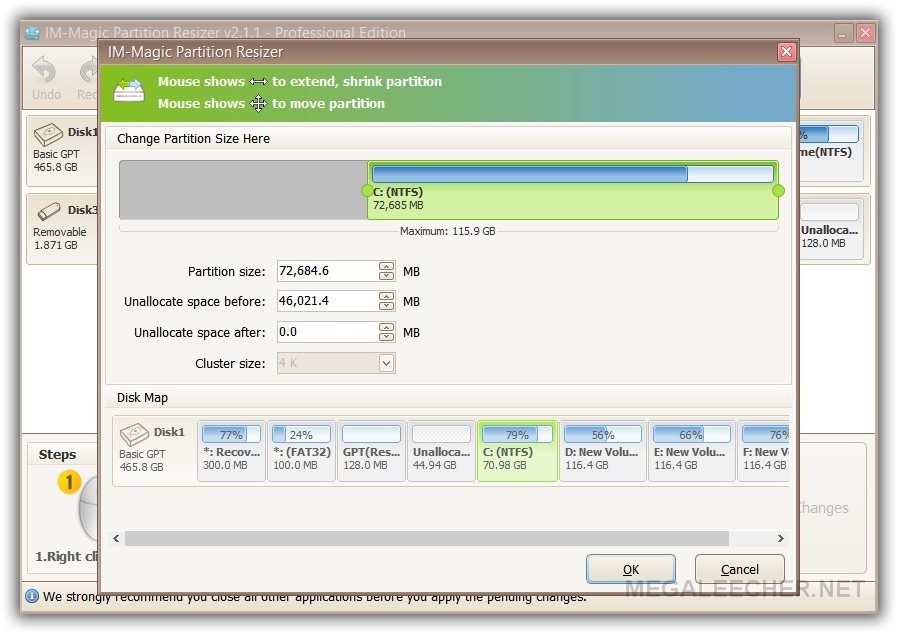 IM-Magic Partition Resizer Pro