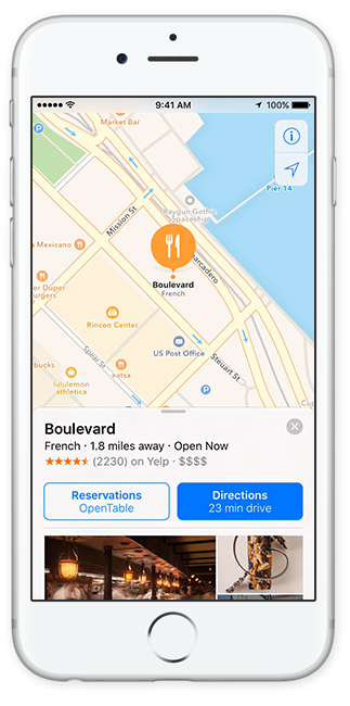 iOS 10 Maps