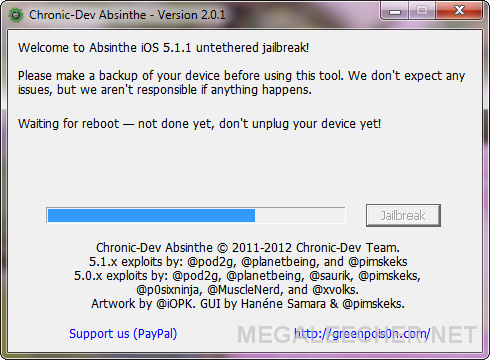 Absinthe iOS 5.1.1 Jailbreak